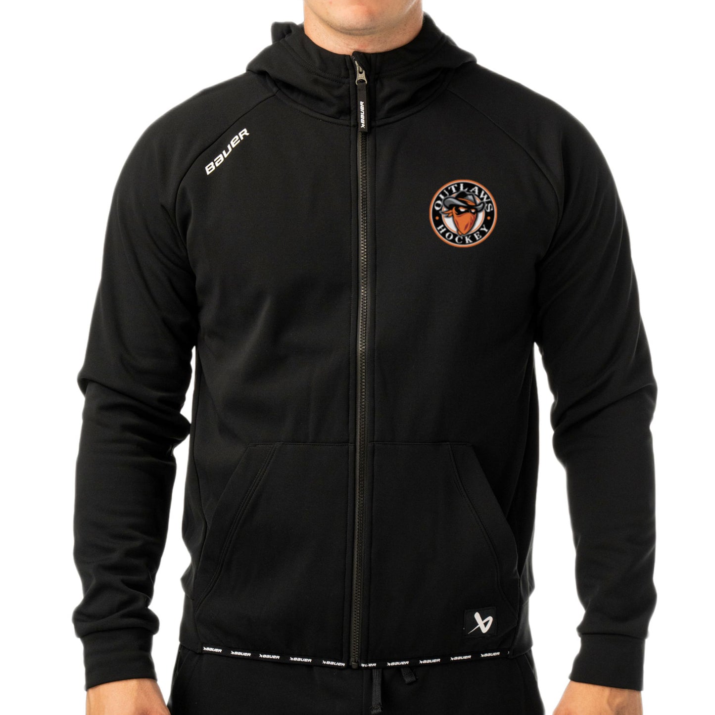 Black Bauer Full Zip Sweatshirt