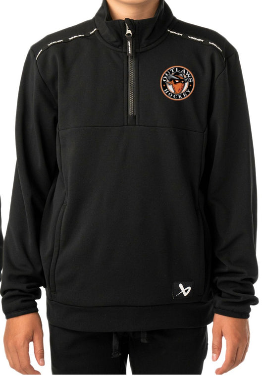 Black Bauer Premium 1/4 Zip Fleece Adult